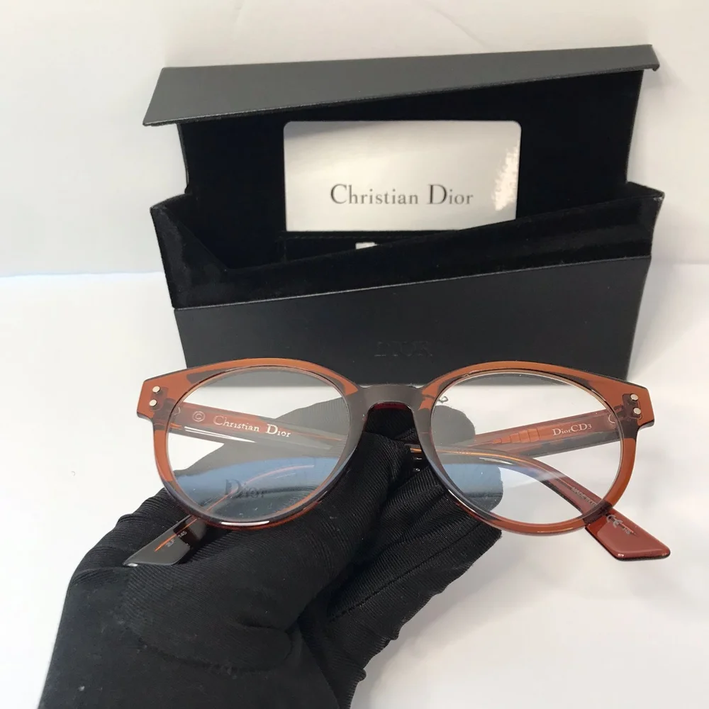 New - 💯 original Dior Demo Phantos Ladies Eyeglasses DIOR CD3 02LF
